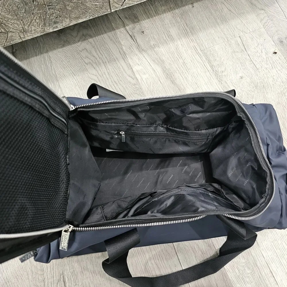 Versace Jeans Collection Blue Duffel Bag